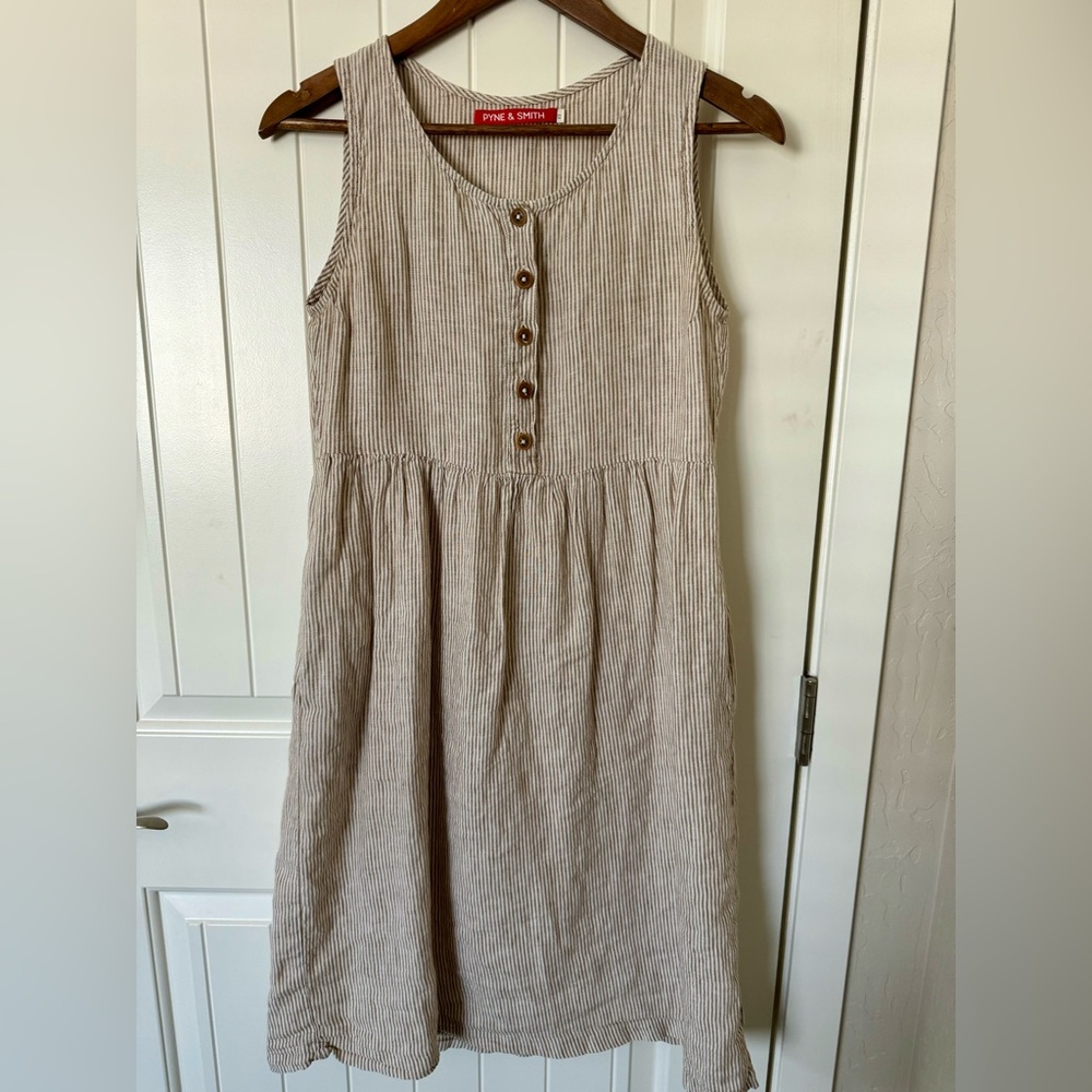 Pyne & Smith No. 24 Linen Dress, Size XS